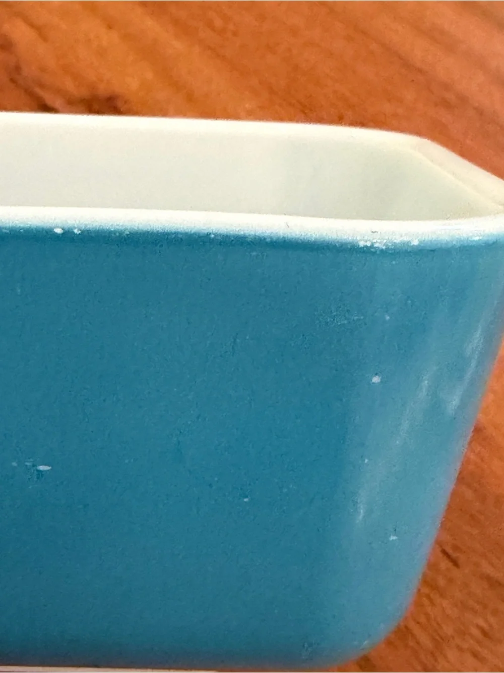 Vintage Pyrex 502 Blue Turquoise Refrigerator Dishes 1.5 Pint Pair w/ 502-C Lids